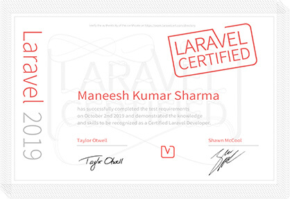 Laravel Certification
